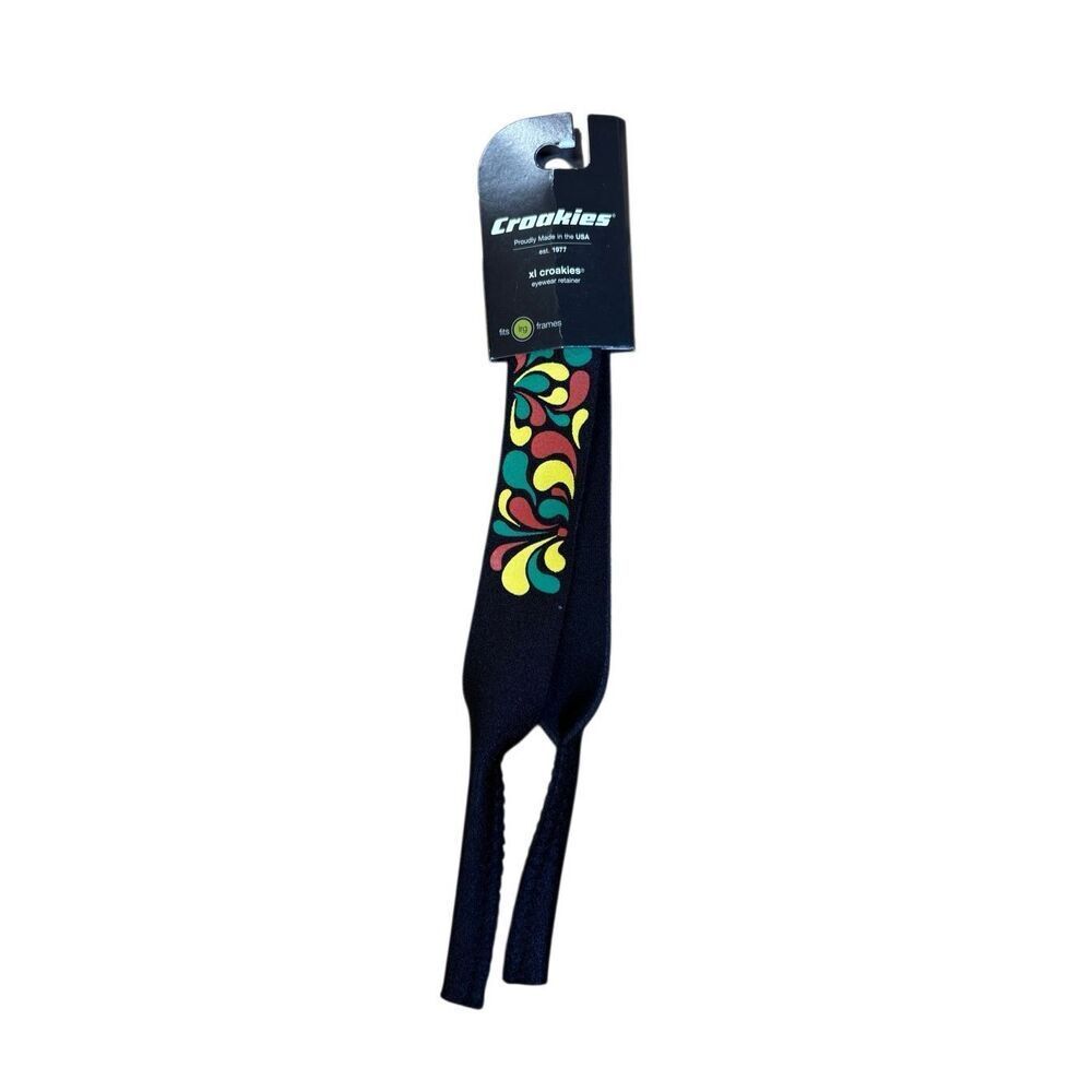 Croakies XL Eyewear Retainer Unisex One Size Psychedelic Print Strap